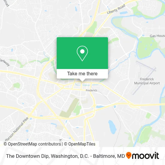 The Downtown Dip map
