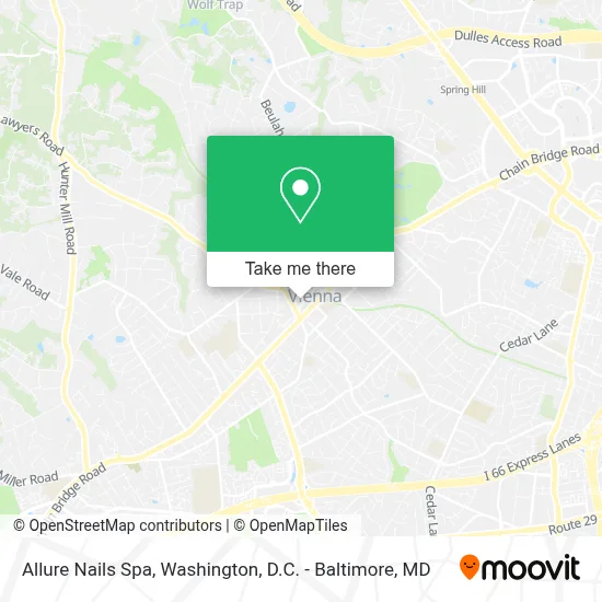 Allure Nails Spa map