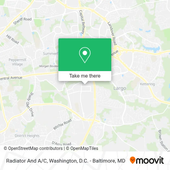Radiator And A/C map