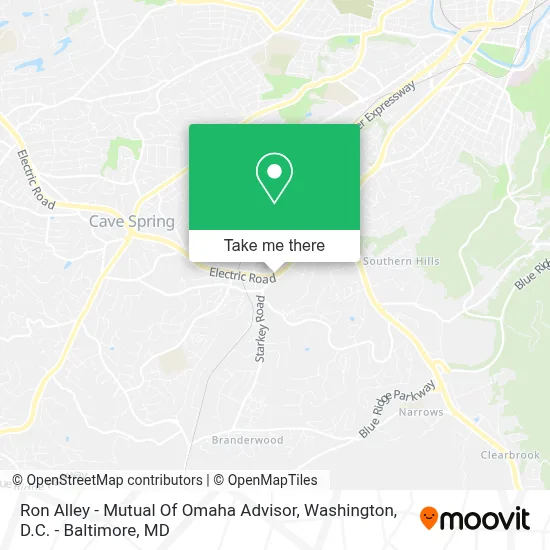 Ron Alley - Mutual Of Omaha Advisor map