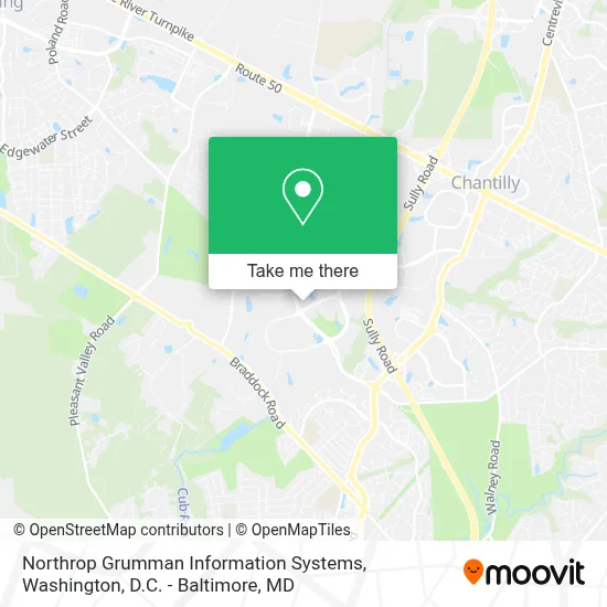 Northrop Grumman Information Systems map