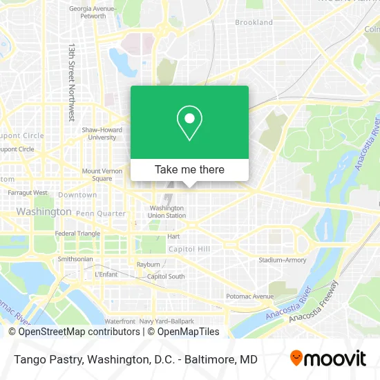 Tango Pastry map