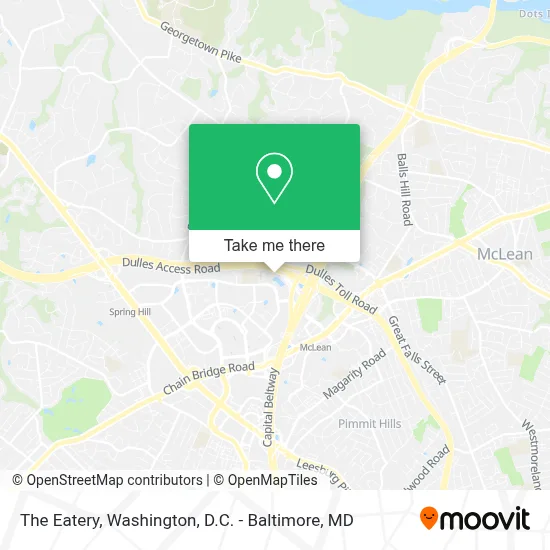 The Eatery map