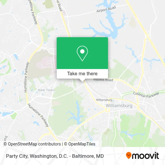 Party City map
