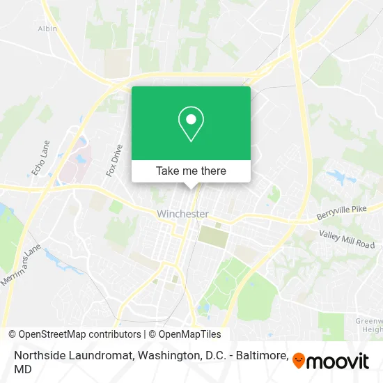 Northside Laundromat map