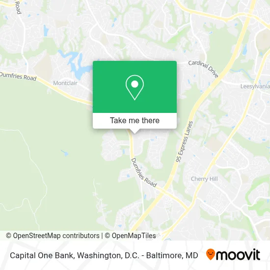 Capital One Bank map