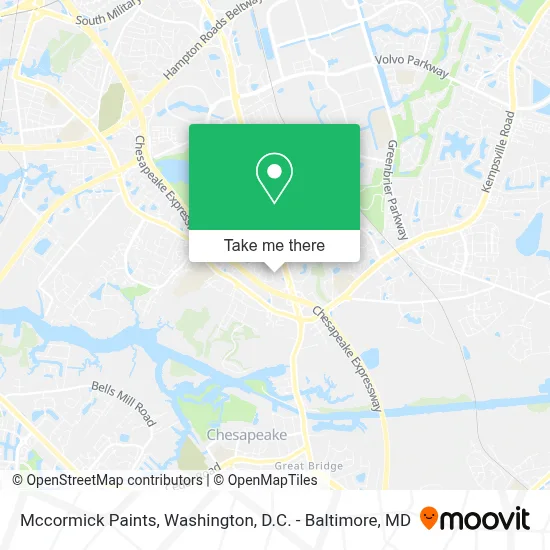 Mccormick Paints map