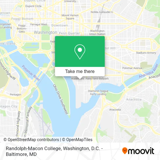 Randolph-Macon College map