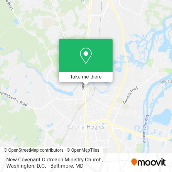 New Covenant Outreach Ministry Church map