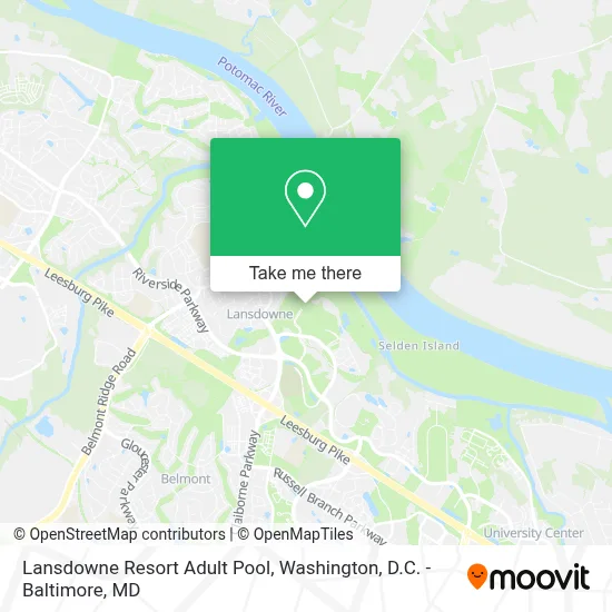 Lansdowne Resort Adult Pool map