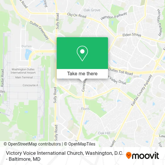 Victory Voice International Church map