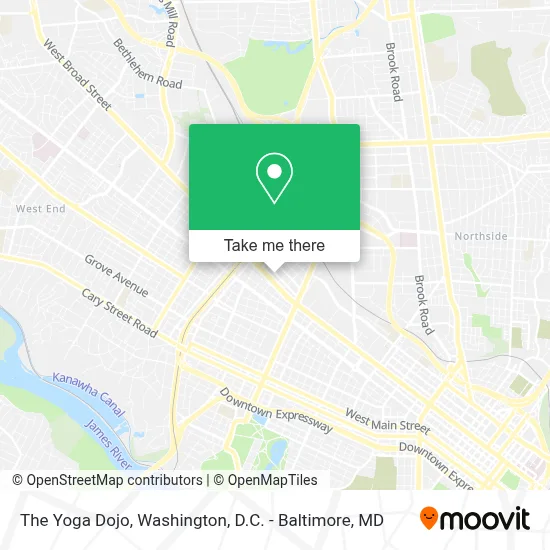 The Yoga Dojo map