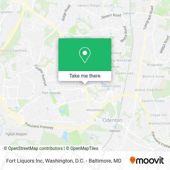 Fort Liquors Inc map