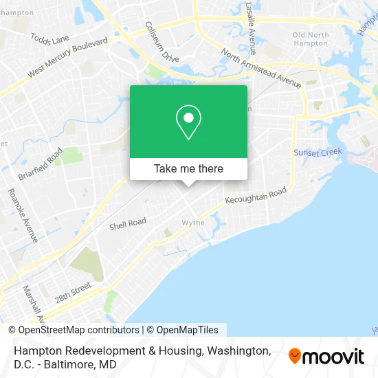 Hampton Redevelopment & Housing map