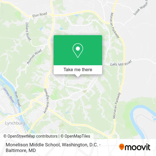 Monelison Middle School map