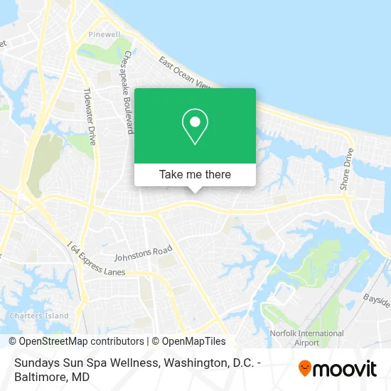 Sundays Sun Spa Wellness map