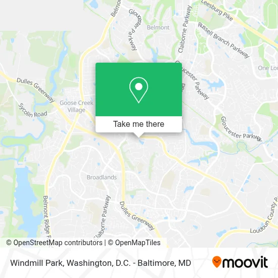 Windmill Park map