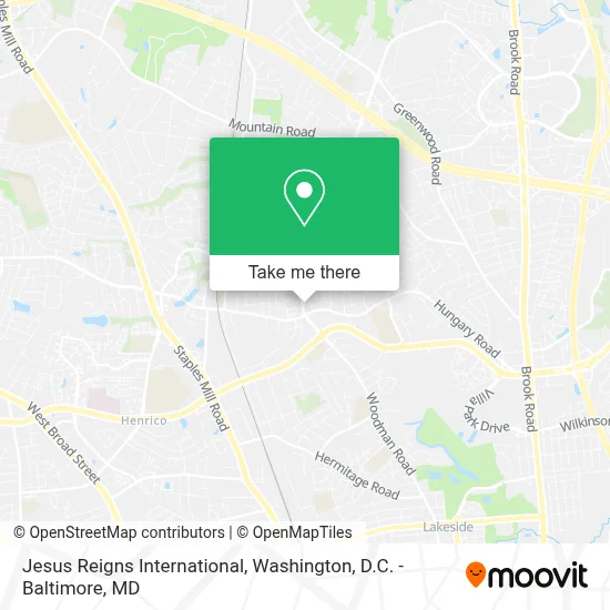 Jesus Reigns International map