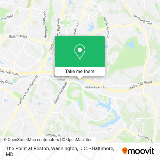 The Point at Reston map