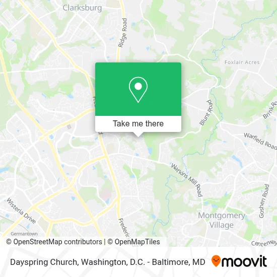 Dayspring Church map