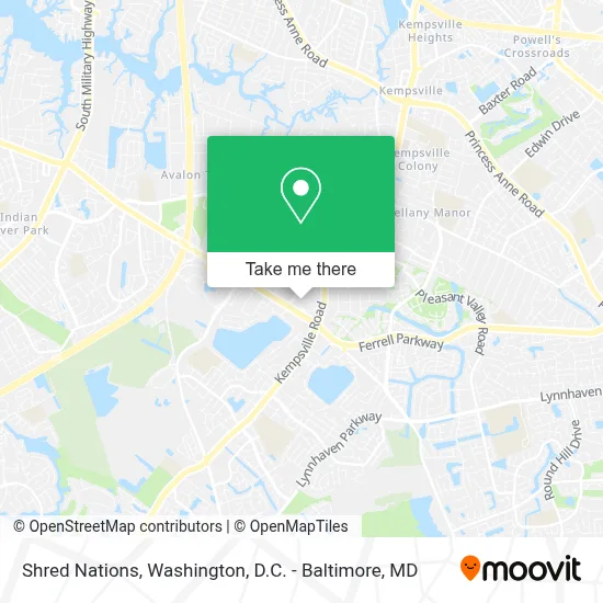 Shred Nations map