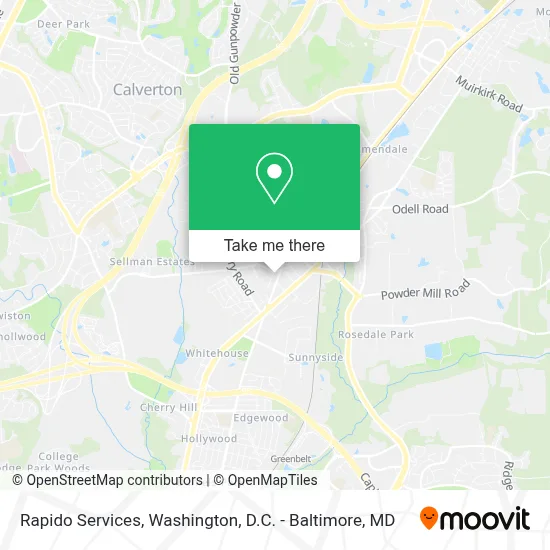 Rapido Services map