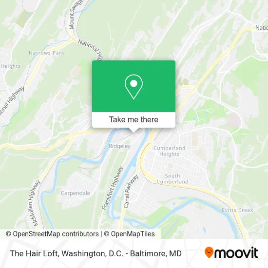 The Hair Loft map
