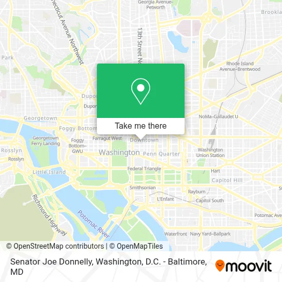Senator Joe Donnelly map