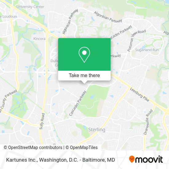 Kartunes Inc. map