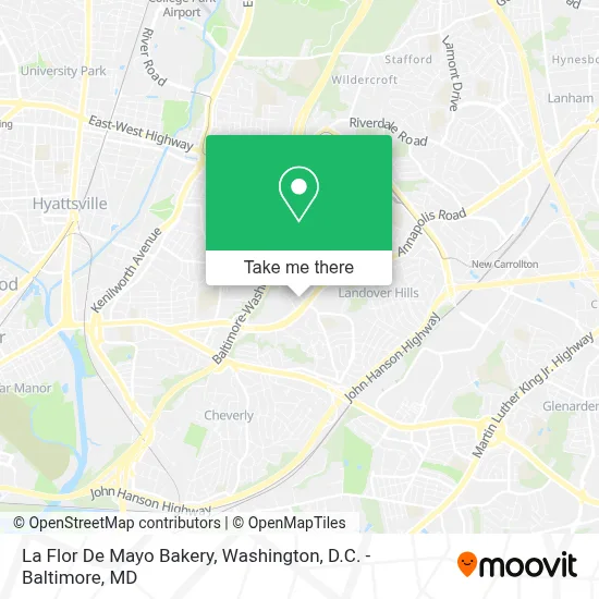 La Flor De Mayo Bakery map