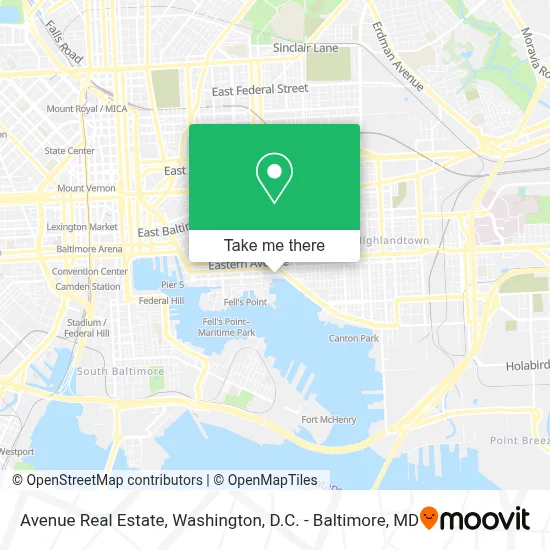 Avenue Real Estate map