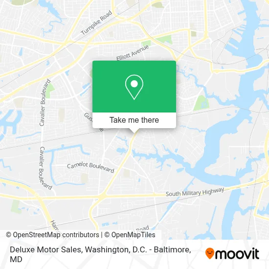 Deluxe Motor Sales map