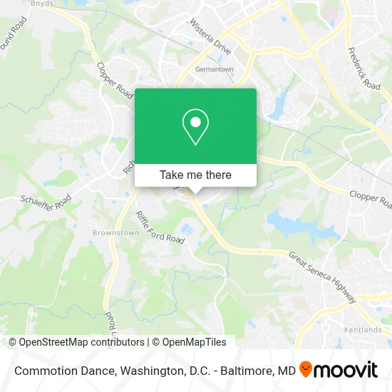 Commotion Dance map