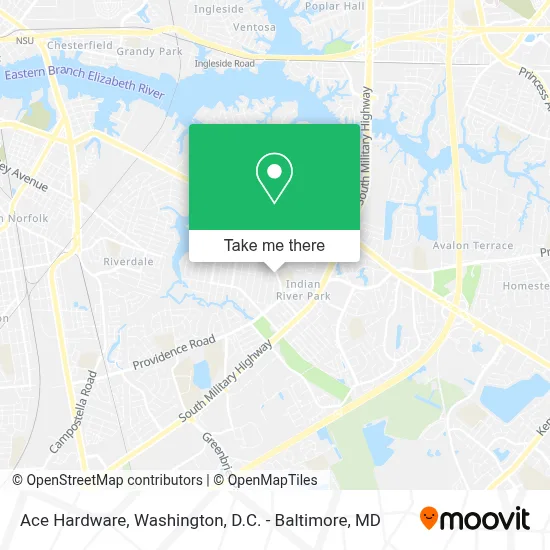 Ace Hardware map