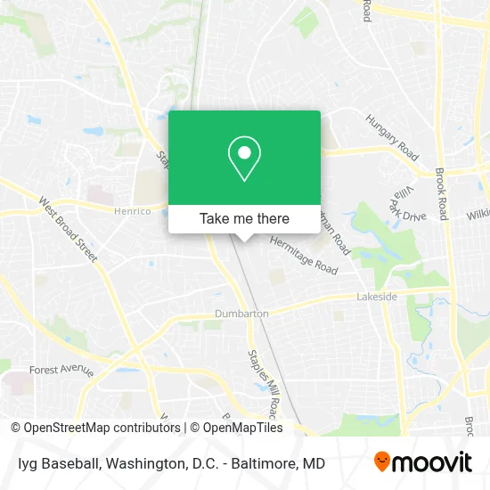 Iyg Baseball map