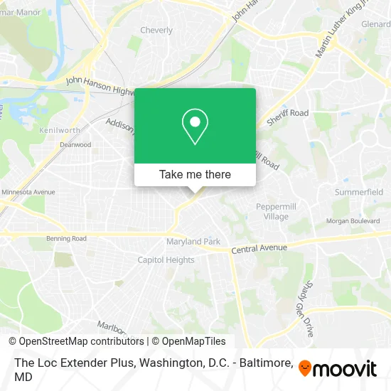The Loc Extender Plus map