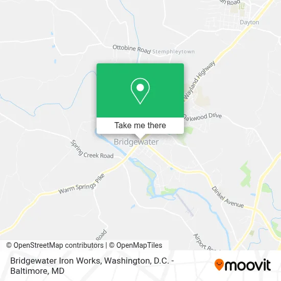 Bridgewater Iron Works map