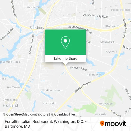 Fratelli's Italian Restaurant map