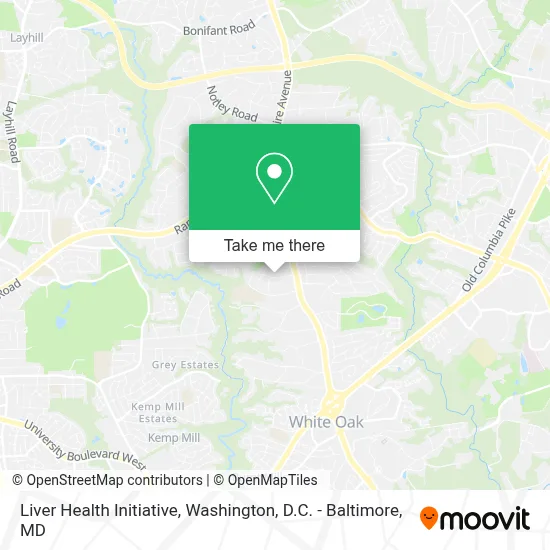 Liver Health Initiative map