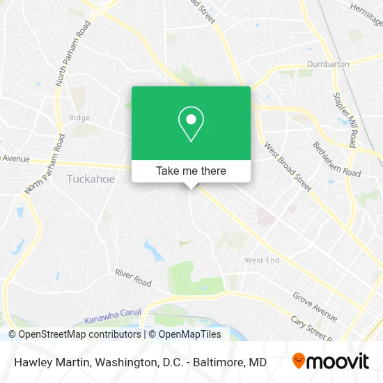 Hawley Martin map