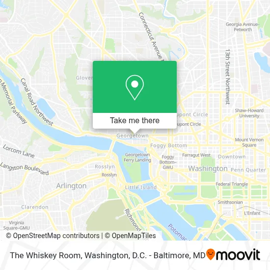 The Whiskey Room map