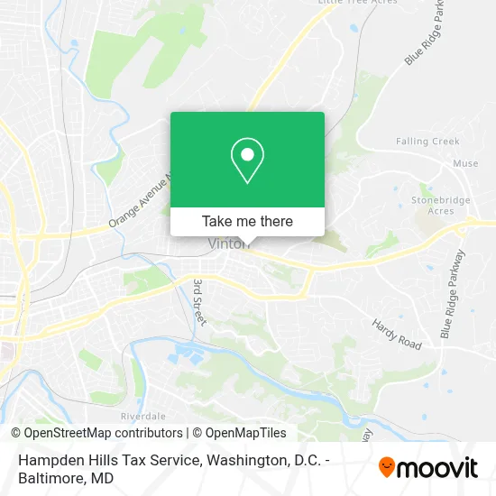 Hampden Hills Tax Service map