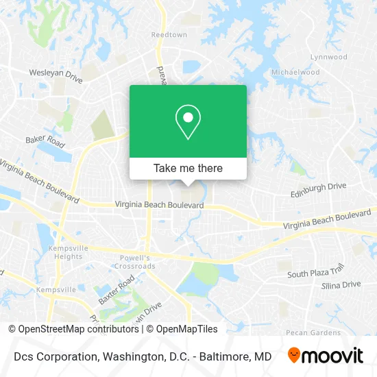 Dcs Corporation map
