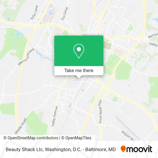 Beauty Shack Llc map