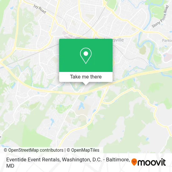 Eventide Event Rentals map