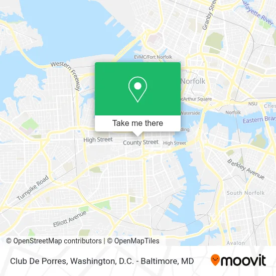 Club De Porres map