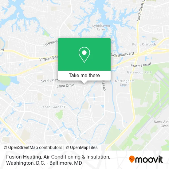 Fusion Heating, Air Conditioning & Insulation map
