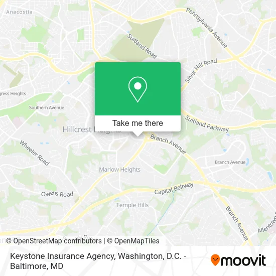 Keystone Insurance Agency map