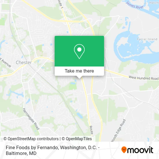 Fine Foods by Fernando map