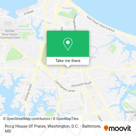 Rccg House Of Praise map